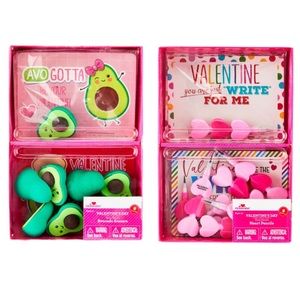 Way To Celebrate Valentine's Day 2 Packs 8ct Party Favor Gift Sets NWT